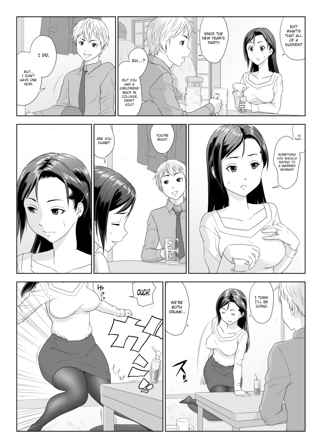 Hentai Manga Comic-A Wife Moaning To Another Man's Cock 1-Read-9